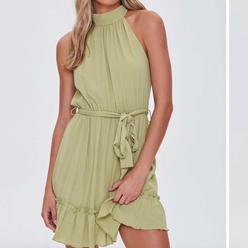 Forever 21, mini dress, high neck